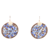 ORECCHINI CRSTAL BLU