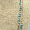 COLLANA TURCHESE CON CATENELLA